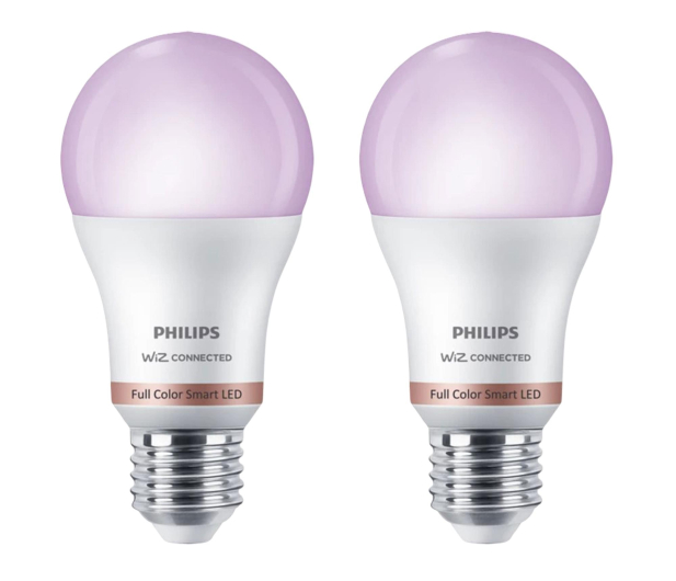 PHILIPS Smart Inteligentna Kolorowa Żarówka LED A60 E27 RGB x2 929002383641 - 1367371 - zdjęcie